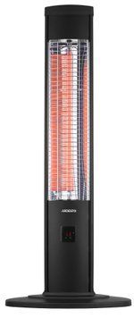 ARDESTO Обогреватель инфракрасный карбоновый, 20м2, 2000Вт, электр. упр-ние, колонного типа, пульт ДУ, чёрный
