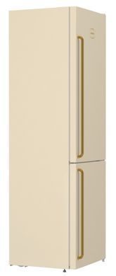 Холодильник з нижн. мороз. камерою Gorenje, 200х60х60см, 2 двері, 235( 96)л, А++, NF+ , Зона св-ті, Внутр. Диспл, Беж NRK6202CLI фото