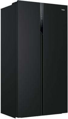 Haier Холодильник SBS, 177.5x91х64.7, холод.відд.-337л, мороз.відд.-177л, 2дв., А++, NF, інв., дисплей, чорний (364010) HSR3918ENPB фото