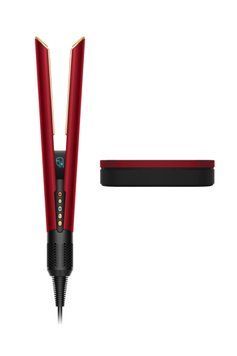 Випрямляч Dyson з вологого на сухе HТ01 Airstrait Red Velvet/Gold, темп.режимів-3, 80-140С, OLED-дисплей, метал, червоний (393789) 596931-01 фото