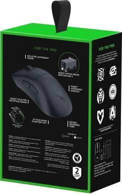 Razer Миша Deathadder V3 Pro, USB-A/WL/BT, чорний (366596) RZ01-04630100-R3G1 фото