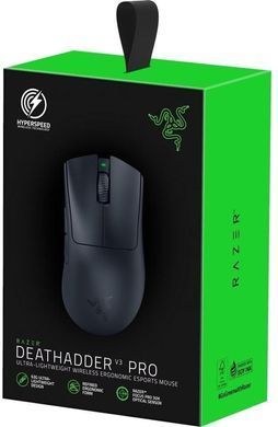 Razer Миша Deathadder V3 Pro, USB-A/WL/BT, чорний (366596) RZ01-04630100-R3G1 фото