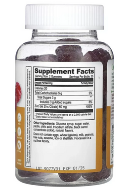 Zinc 50mg Adult - 60 gummies