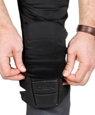 Рабочие брюки NEO TOOLS 81-351-2 Mix&Match, серо-черные, с карманами и наколенниками XL