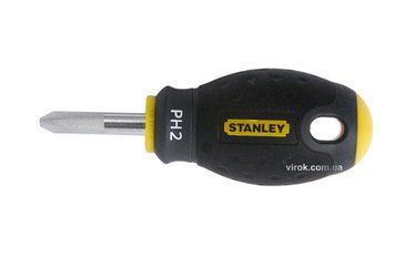 Отвертка крестовая STANLEY "FatMax Stubby": "Phillips" PH2 х 30 мм