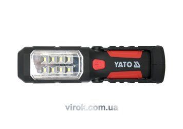 Ліхтар LED на батарейки 3Х АА, 8 + 1 діод , гак + магніт , 3 режими світла YT-08513 фото