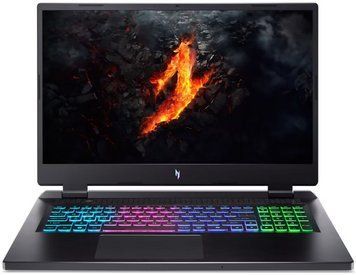 Acer Ноутбук Nitro 17 AN17-42 17.3" FHD IPS, AMD R7-8845HS, 16GB, F1TB, NVD4050-6, Lin, черный NH.QSEEU.002 фото