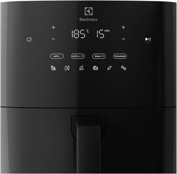 Мультипечь Electrolux 1800Вт, чаша-6.8л, сенсорное управление, 6 авто. программ, пара, пластик, черный (376747) EAF7SB фото