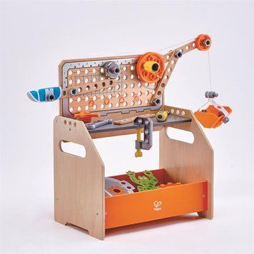 Конструктор Hape Junior Inventor Научный верстак настольный 58 деталей (E3028) dt_79165 фото