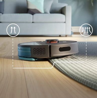 Philips Робот-пилосос Series 3000, h=34см, вологе прибирання, конт пил -0.35л, вода -0.3л, автон. робота до 200хв, НЕРА 11, чорний (373869) XU3000/01 фото
