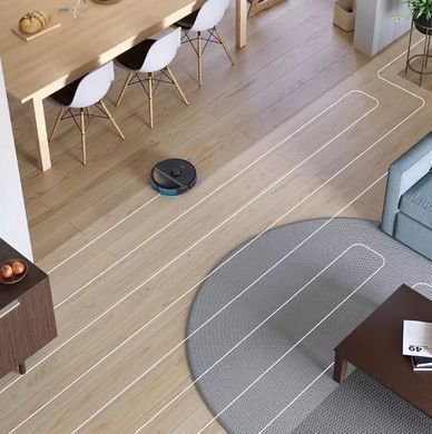 Philips Робот-пилосос Series 3000, h=34см, вологе прибирання, конт пил -0.35л, вода -0.3л, автон. робота до 200хв, НЕРА 11, чорний (373869) XU3000/01 фото