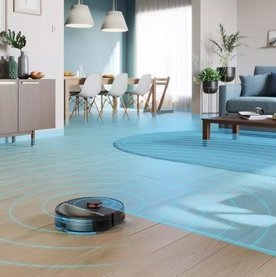 Philips Робот-пилосос Series 3000, h=34см, вологе прибирання, конт пил -0.35л, вода -0.3л, автон. робота до 200хв, НЕРА 11, чорний (373869) XU3000/01 фото