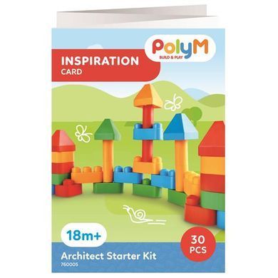 Конструктор PolyM Архитектор 30 деталей (760005) dt_12936 фото