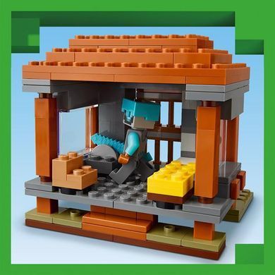 Конструктор LEGO Minecraft Аванпост розбійників і спустошувач 665 деталей (21278)