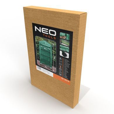 Теплиця Neo Tools 15-903, металевий каркас, поліетиленова плівка, колеса. 15-903 фото
