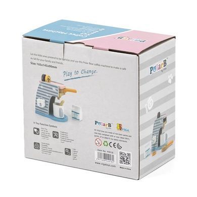 Игрушечная кофемашина PolarB из дерева (44018) dt_79217 фото