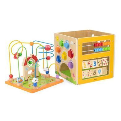 Бізікуб дерев'яний Viga Toys 5 в 1 (44591) dt_14339 фото