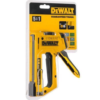 Степлер MULTI TACKER 5 в 1 скоби тип A, G, H 6-14мм, цвяхи J 12, 15 мм. DeWALT DWHT0-TR510 DWHT0-TR510 фото