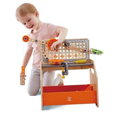 Конструктор Hape Junior Inventor Науковий верстак настільний 58 деталей (E3028) dt_79165 фото