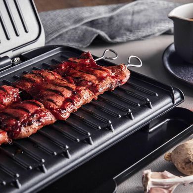 Гриль George Foreman прижимний Fit Grill Large 2400Вт, темп. режимів-1, пластик, чорний (391860) 25820-56 фото