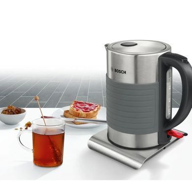 Электрочайник Bosch 1.7л, металл (361537) TWK7S05 фото