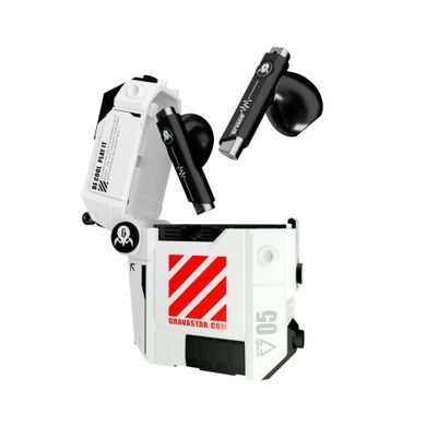 Навушники TWS Gravastar Sirius P5, BT 5.2, IPX4, Defense Mecha (377173) GRAVASTARP5_MECHA_WHT_V2 фото