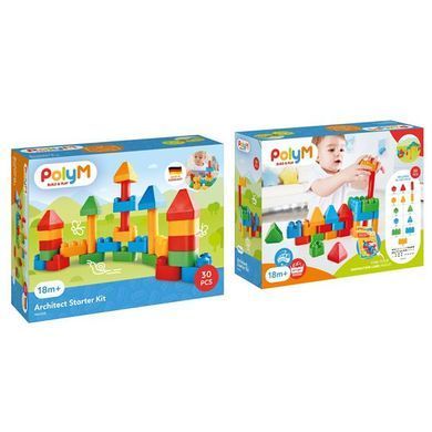 Конструктор PolyM Архитектор 30 деталей (760005) dt_12936 фото