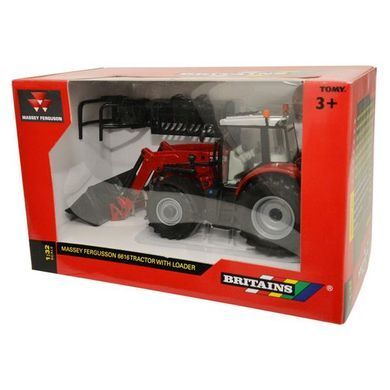 Модель Britains Трактор Massey Ferguson с фронтальным погрузчиком 1:32 (43082) dt_14026 фото