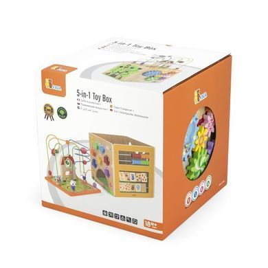 Бізікуб дерев'яний Viga Toys 5 в 1 (44591) dt_14339 фото