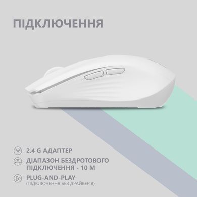 2E Мышь MF270 Silent Rechargeable WL White 2E-MF270WWH фото