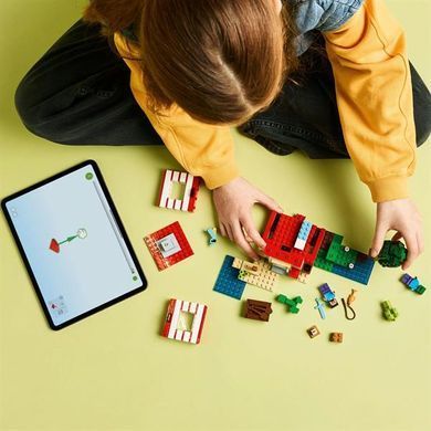 Конструктор LEGO Minecraft Дом из взрывчатки в джунглях 287 деталей (21275)
