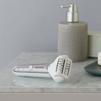Panasonic Епілятор пінцетний, акумуляторний , пінцет.-60, волог.+сух., насадок-4, футляр , біло-фіолетовий (341883) ES-EL7A-S520 фото