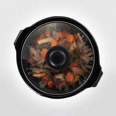 Медленноварка Russell Hobbs Compact Home, 145Вт, чаша-2л, механическое управление, съемная крышка, нерж. сталь, серый 25570-56 фото
