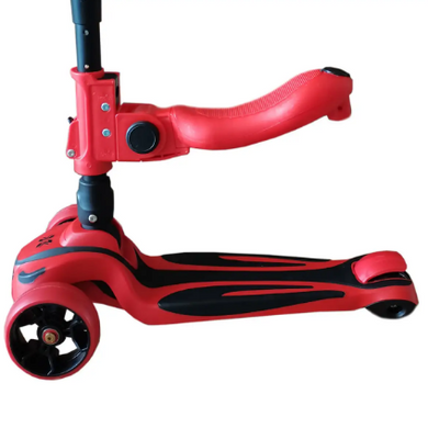 Самокат дитячий X-TREME KS-211T з сидінням, червоний