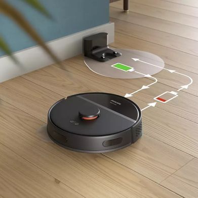 Philips Робот-пилосос Series 3000, h=34см, вологе прибирання, конт пил -0.35л, вода -0.3л, автон. робота до 200хв, НЕРА 11, чорний (373869) XU3000/01 фото