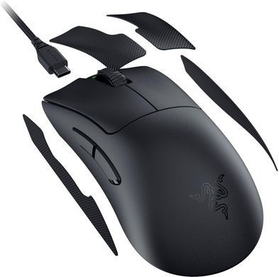 Razer Миша Deathadder V3 Pro, USB-A/WL/BT, чорний (366596) RZ01-04630100-R3G1 фото