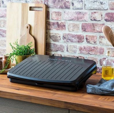 Гриль George Foreman прижимний Fit Grill Large 2400Вт, темп. режимів-1, пластик, чорний (391860) 25820-56 фото