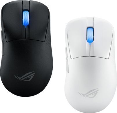 ASUS Миша ROG Keris II Ace, RGB, USB-A/WL/BT, чорний (376751) 90MP03N0-BMUA00 фото