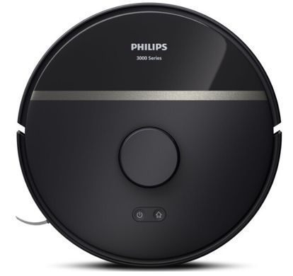Philips Робот-пилосос Series 3000, h=34см, вологе прибирання, конт пил -0.35л, вода -0.3л, автон. робота до 200хв, НЕРА 11, чорний (373869) XU3000/01 фото