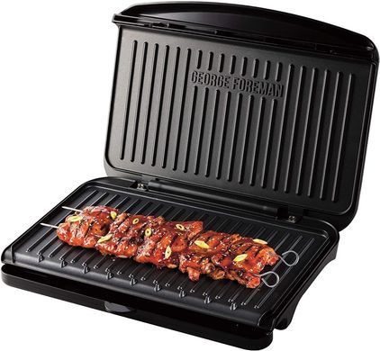 Гриль George Foreman прижимний Fit Grill Large 2400Вт, темп. режимів-1, пластик, чорний (391860) 25820-56 фото