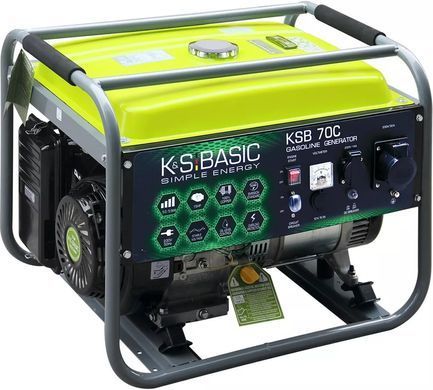 Генератор бензиновий Konner&Sohnen KSB 70C, 230В, 5.5кВт (KSB70C) KSB70C фото