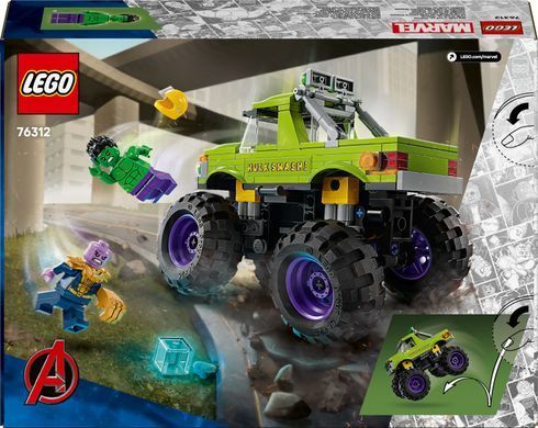 Конструктор LEGO Super Heroes Вантажівка Халка проти Таноса (389182)