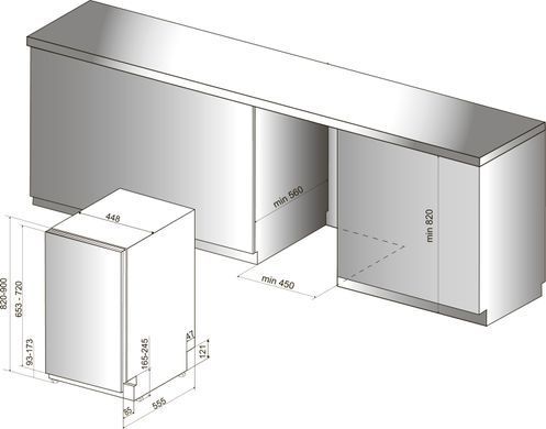 Посудомоечная машина Indesit DSIE 2B10 (6485645) 869991614940 фото