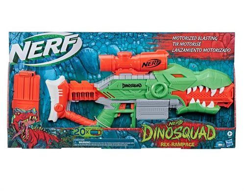 Бластер Nerf DinoSquad Rex-Rampage 20 патронов (F0807) dt_19611 фото