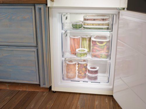 Холодильник з нижн. мороз. камерою Gorenje, 200х60х60см, 2 двері, 235( 96)л, А++, NF+ , Зона св-ті, Внутр. Диспл, Беж NRK6202CLI фото