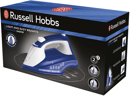 Утюг с подачей пара Russell Hobbs 26483-56 Light & Easy Brights Sapphire Iron (6840575) 25009046001 фото