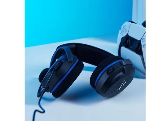 Гарнітура HyperX Cloud Stinger 2 Core PS5/PS4, mini-jack, чорно-синій (362231) 6H9B6AA фото