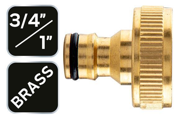 Aдаптер крана 3/4"- 1", латунь 15-747 фото