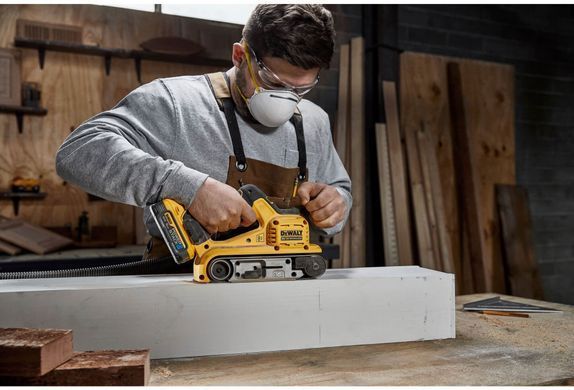 Шлифмашина ленточная аккумуляторная бесщеточная DeWALT DCW220N DCW220N фото