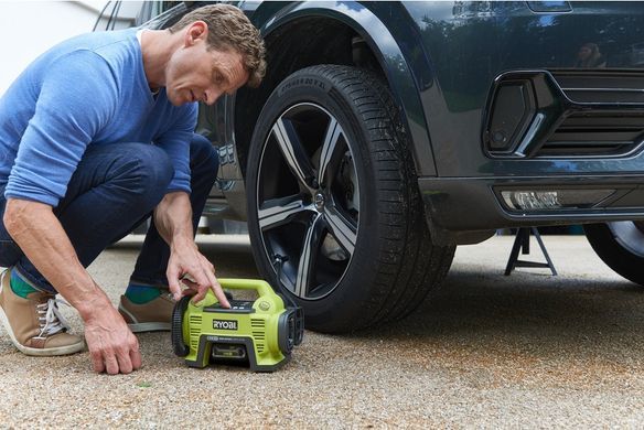 Компрессор автомобильный аккумуляторный Ryobi ONE+ R18I-0 18В 10.3бар 1.3кг без АКБ и ЗУ 5133001834 фото